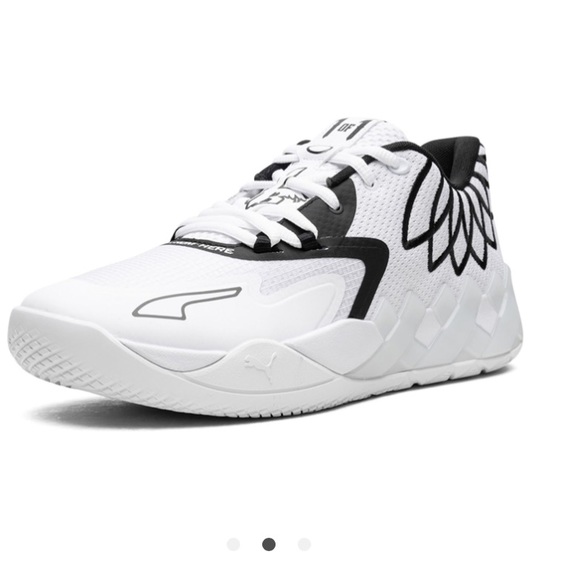 ポ*）様 MB01 LO PUMA バッシュ US9.5 white black MB01 LO PUMA バッシュ US9.5 white black Puma LaMelo Ball MB.01 Lo